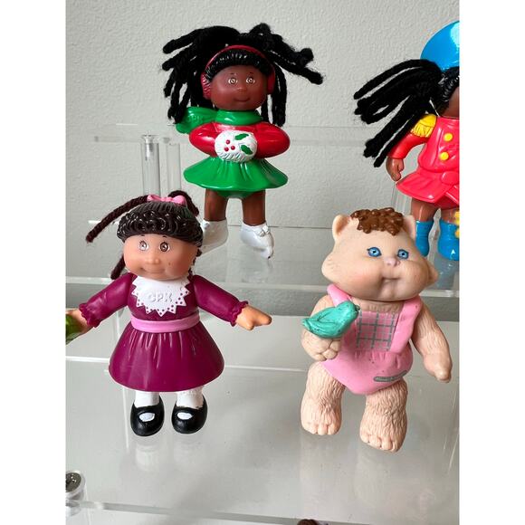 Vintage McDonalds Toy Cabbage Patch Kids Mini Doll Figures 1992 & 1994 Cat Koosa - Picture 2 of 7